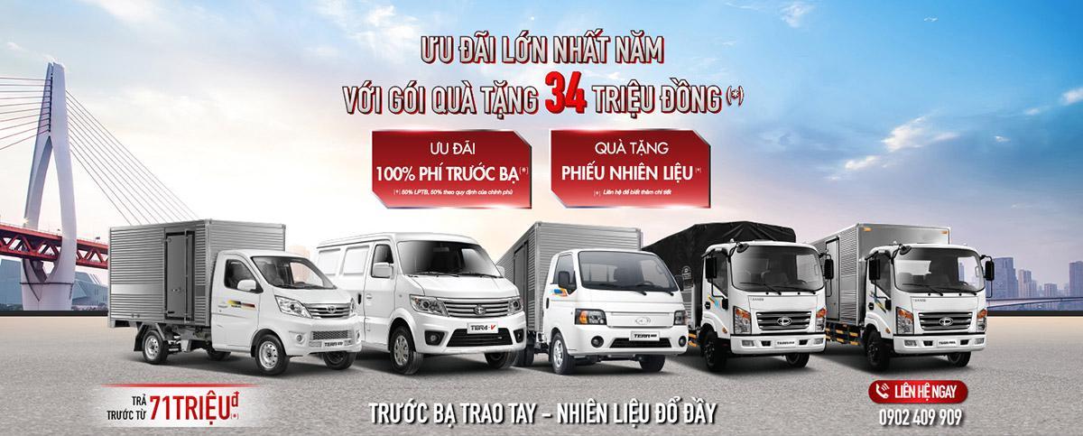 Chương trình ưu đãi “Trước bạ trao tay – Nhiên liệu đổ đầy” cho tất cả các dòng xe TERACO 1Uu_dai_Teraco_Website