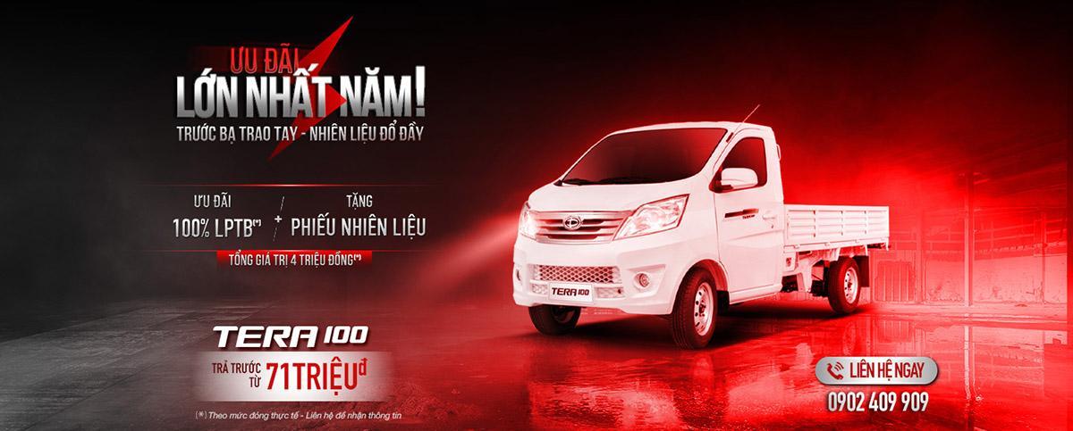 TERA100 - Trước bạ trao tay – Nhiên liệu đổ đầy 2DMC_T100_Oct23_1440x580