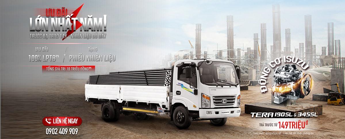 TERA190SL & TERA345SL - Trước bạ trao tay – Nhiên liệu đổ đầy 5DMC_T190_Oct23_1440x580